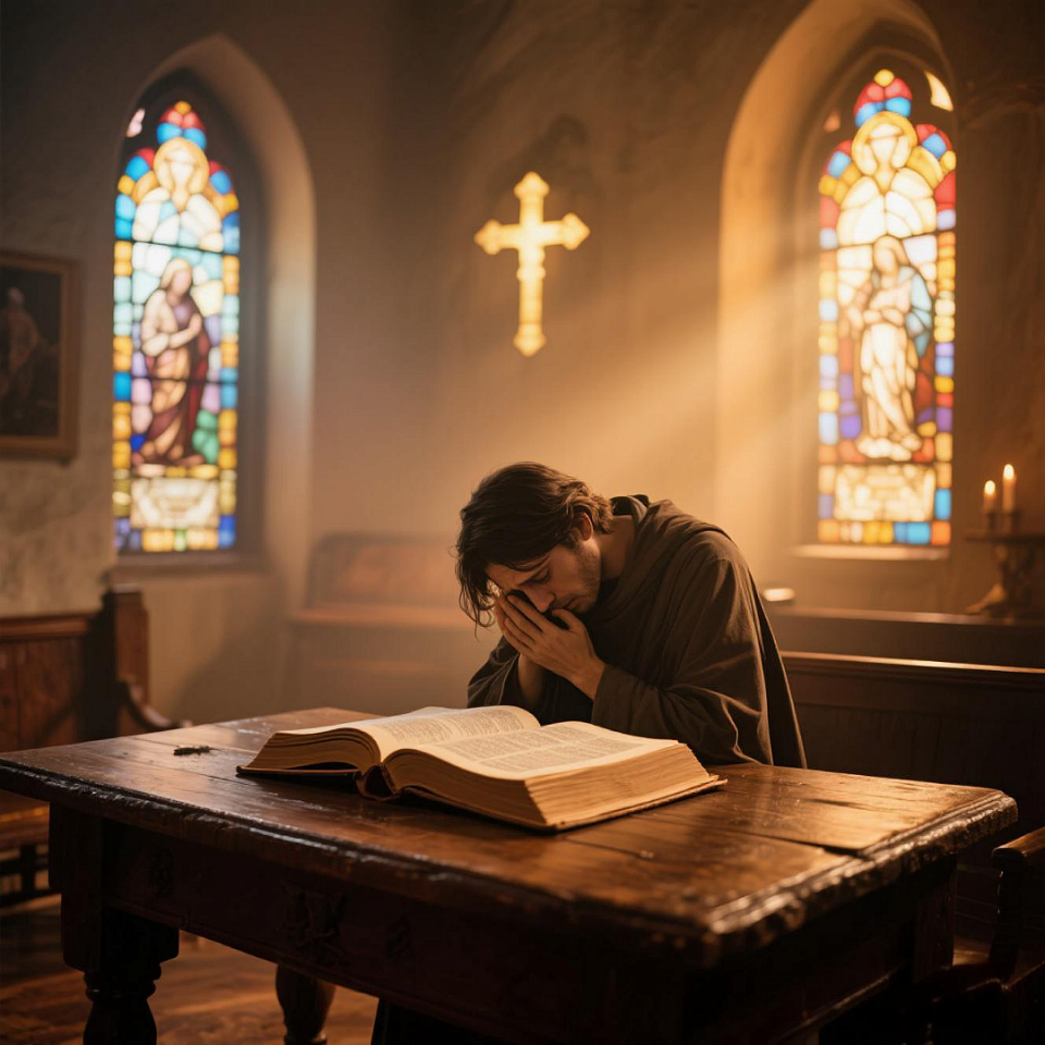 พระองค์ทรงสงสารผู้อ่อนแอ แต่พระวิญญาณนั้นอนุญาติให้วิสุทธิชน บุตรแห่งพระเจ้าตอบโต้กาเฟรได้ในฐานะผู้ศรัทธา ครอบครัวของพระเจ้า